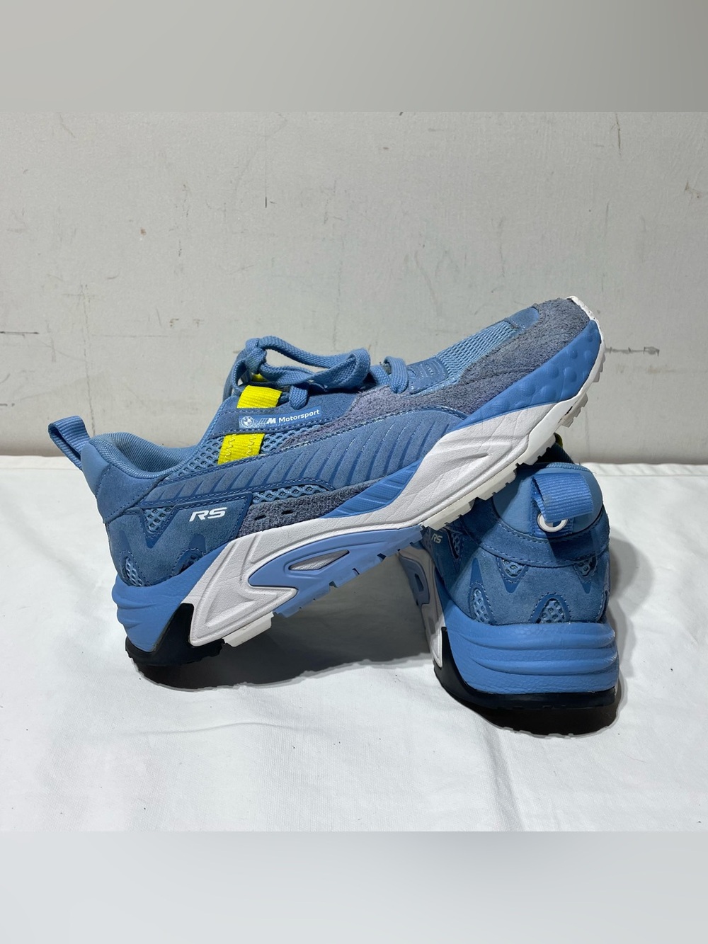 Puma BMW M Motorsport RS-TRCK Shoes Mens 9 Blue Day Dream 307645-02